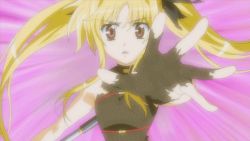 Rule 34 | 10s, animated, animated gif, fate testarossa, lyrical nanoha, magic, magic circle, mahou shoujo lyrical nanoha, mahou shoujo lyrical nanoha the movie 1st, raising heart, starlight breaker, takamachi nanoha, white devil