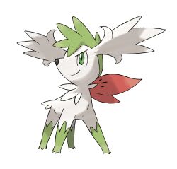 alternate_form animal_focus closed_mouth full_body gen_4_pokemon green_eyes highres legendary_pokemon mythical_pokemon nintendo no_humans official_art pokemon pokemon_(creature) pokemon_dppt pokemon_focus pokemon_platinum shaymin shaymin_(sky) smile solo sugimori_ken third-party_source transparent_background