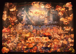 6+boys 6+girls alec_(mother_3) aloysius_minch ant apple_kid_(mother_2) baseball_bat boney bubble_monkey bug character_request child claus_(mother_3) dog doseisan dr._andonuts duster_(mother) everdred_(mother_2) everyone yokuba flint_(mother_3) fobby frank_(mother_2) ghost ghosts_(mother_3) happy_happyist hinawa bug jeff_andonuts kumatora lardna_minch leder lil_miss_marshmallow lucas_(mother_3) maid mother_(series) mother_2 mother_3 multiple_boys multiple_girls negative_man ness_(mother_2) nintendo orange_kid_(mother_2) paula_(mother_2) phone picky_minch pigmask poo_(mother_2) porky_minch quiff robot rope_snake salsa_(mother) samba_(mother) sharks_(mother_2) starman_(mother) sui_(petit_comet) tendas tony_(mother_2) tonzura_brothers tracy ufo ultimate_chimera venus_(mother) wess worthless_protoplasm