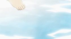 00s 2girls animated animated_gif aoi_anna ass bare_legs barefoot bathing bathtub blue_hair breasts feet legs legs_together multiple_girls nude partially_submerged red_hair sakura_(godannar) shinkon_gattai_godannar!! shiny_skin sitting soaking_feet thighs toes water
