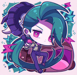 Rule 34 | 1girl, black gloves, black pants, bright pupils, brown shoes, chibi, clodsire, closed mouth, collared shirt, commentary, donphan, ear piercing, earrings, eyelashes, gen 2 pokemon, gloves, green hair, highres, holding, holding poke ball, jewelry, kohinata kanoo, lightning bolt symbol, long hair, long sleeves, nintendo, open mouth, outline, pants, piercing, poke ball, poke ball (basic), pokemon, pokemon (creature), pokemon sv, ponytail, red eyes, rika (pokemon), shirt, shoes, white outline, white pupils