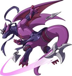 1other bridal_legwear dragon dragon_village_(series) dragon_village_collection furry game_cg kuji-in kunai log looking_at_viewer looking_back mask mouth_mask ninja ninja_dragon_(dragon_village) ninja_mask official_art red_eyes scar scar_on_chest shuriken third-party_source transparent_background weapon