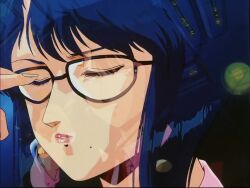 1980s_(style) 3boys 3girls action anice_farm animated anime_screenshot armor black_hair blonde_hair blue_hair borgman brown_hair cannon chouon_senshi_borgman chuck_sweagar glasses glowing glowing_eyes henshin hibiki_ryou laser laser_cannon light_brown_hair mechabare memory_gene mole mole_under_mouth monitor motor_vehicle motorcycle multiple_boys multiple_girls oldschool retro_artstyle sound tagme technology transformation vehicle video visor_(armor)