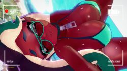 1girl 3d breasts dark_skin highres large_breasts marina_(splatoon) nintendo octoling splatoon_(series)