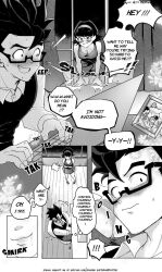Rule 34 | 1boy, 1girl, black hair, blush, breasts, couple, dragon ball, dragon ball super, dragon ball super super hero, gohan beast, highres, husband and wife, muscular, muscular male, rozenphox, son gohan, spiked hair, thick thighs, thighs, uncensored, videl, white hair
