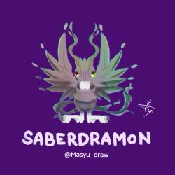 Rule 34 | bird, claws, digimon, digimon (creature), full body, looking at viewer, saberdramon, simple background, solo, wings