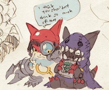 Rule 34 | appmon, digimon, digimon universe: appli monsters, garmmy, gatchmon, hackmon (appmon)