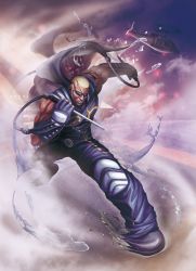 absurdres glasses highres namco official_art raven street_fighter street_fighter_x_tekken tagme tekken