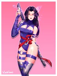 1girl absurdres highres kuo_chun_yu long_hair marvel marvel_rivals psylocke solo x-men