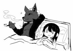 furry furry_with_non-furry highres interspecies kiyosato_yuri library_of_ruina project_moon