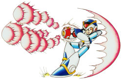 Rule 34 | armor, capcom, green eyes, mega man (series), mega man x (series), shot, arm cannon