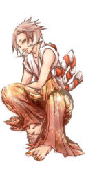 1boy bad_id bad_pixiv_id barefoot boar boar_(chinese_zodiac) chinese_zodiac male_focus original personification shiro_(reptil) short_hair simple_background solo white_background
