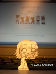 Rule 34 | chibi, gelbooru, haetae (artist), meta, papercraft, photo (medium), surprised, tagme