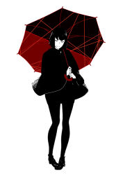 Rule 34 | 10s, 1girl, 71 (nanaichi drafting), female focus, kill la kill, kiryuuin satsuki, simple background, solo, tagme, umbrella