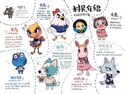 3boys 6+girls :3 :i ? ?? animal_crossing apron beak bindle bird_girl black_coat black_eyes black_hat black_shirt blonde_hair blue_dress blue_eyes blue_eyeshadow blue_jacket blue_necktie blunt_ends blush brown_eyes brown_hair character_name chicken_boy closed_eyes closed_mouth coat collared_shirt commentary_request cup doctor_who dress drink drinking_straw ear_piercing earrings eyelashes eyeshadow floral_print flower_symbol flying_sweatdrops food frog_boy fruit furry furry_female furry_male goose_(animal_crossing) green_shirt hands_up hat highres holding holding_cup huck_(animal_crossing) ice ice_cube jacket jeremiah_(animal_crossing) jewelry juanmao kangaroo_girl letterman_jacket long_sleeves looking_at_viewer makeup marcie_(animal_crossing) mars_symbol multiple_boys multiple_girls musical_note necktie nintendo notice_lines open_clothes open_coat open_mouth orange_(fruit) orange_slice own_hands_together peggy_(animal_crossing) phoebe_(animal_crossing) piercing pig_girl pink_apron pink_sweater print_dress purple_shirt shirt short_hair simple_background skye_(animal_crossing) sleeveless sleeveless_dress sleeveless_shirt smile sparkle star_(symbol) star_earrings striped_clothes striped_shirt sweater the_doctor_(doctor_who) thick_eyebrows thirteenth_doctor_(doctor_who) track_jacket translation_request v-shaped_eyebrows venus_symbol waving wavy_mouth white_background white_jacket white_shirt white_sweater whitney_(animal_crossing) witch_hat wolf_girl