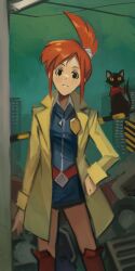1girl ghost_trick highres kornod looking_at_viewer lynne_(ghost_trick) solo