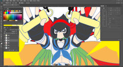 Rule 34 | 1girl, bancholilimon, banchou, delinquent, digimon, digimon (creature), fairy, female focus, flower, highres, monster girl, petals, plant girl, solo