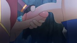 2futa aiz_wallenstein colored_by_s_+18 derivative_work dungeon_ni_deai_wo_motomeru_no_wa_machigatteiru_darou_ka erection frottage futa_with_futa futanari handjob masturbation multiple_futa penis penises_touching revis self-upload solodusk57 standing testicles uncensored