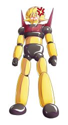 alphes_(style) clenched_hands closed_mouth dairi full_body glowing glowing_eyes highres hisou_tensoku large_variant_set legs_apart looking_at_viewer mecha no_humans parody robot solo spikes standing style_parody tachi-e touhou touhou_hisoutensoku transparent_background variant_set wings