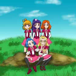 Rule 34 | asahina mirai, commentary request, emily (mahou girls precure!), izayoi liko, jun (mahou girls precure!), kei (mahou girls precure!), mahou girls precure!, mofurun (mahou girls precure!), nann tou, precure, riko (mahou girls precure!)