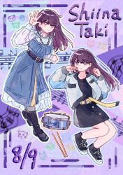Rule 34 | 1girl, ave mujica (bang dream!), bang dream!, bang dream! it&#039;s mygo!!!!!, belt, bird, black belt, black hair, black shirt, black shoes, black skirt, black socks, blue dress, cat, chain, chain necklace, character name, closed mouth, commentary request, dog, dress, drumsticks, earrings, hand up, jacket, jewelry, kaname raana, keyun, long hair, looking at another, misumi uika, mole, mole under eye, multiple views, musical note, mygo!!!!! (bang dream!), nagasaki soyo, necklace, octopus, open clothes, open jacket, panda, penguin, purple eyes, raana the cat, shiina taki, shirt, shoes, single earring, skirt, socks, symbolism, takamatsu tomori, togawa sakiko, wakaba mutsumi, white jacket, white shirt, wolf, yahata umiri, yellow belt, yuutenji nyamu
