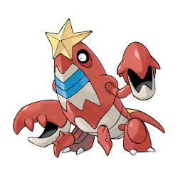 animal_focus closed_mouth crawdaunt full_body gen_3_pokemon nintendo no_humans official_art pincers pokemon pokemon_(creature) pokemon_focus pokemon_rse simple_background solo sugimori_ken third-party_source white_background