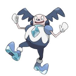 Rule 34 | arms up, artist request, full body, galarian form, galarian mr. mime, gen 8 pokemon, nintendo, official art, open mouth, pokemon, pokemon (creature), pokemon focus, pokemon swsh, smile, solo, standing, standing on one leg, third-party source, transparent background