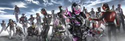Rule 34 | 6+boys, abs, adjusting clothes, adjusting gloves, altering (agito), animal ears, anniversary, arm guards, armor, attack, back, barcode, belt, belt-san, black armor, black background, black bodysuit, black gloves, blank eyes, blue armor, blue background, blue eyes, blue gloves, bodysuit, bracer, breastplate, bug, build driver, city, clenched hand, clenched hands, commentary, commentary request, compound eyes, cowboy shot, crossover, dagger, dark, decadriver, den-o belt, dengasher sword mode, double driver, dragon, drive driver, dutch angle, eastern dragon, electricity, everyone, faiz driver, fire, flame style, flying, forehead jewel, fourze driver, from side, full body, fullbottle, gaia memory, gauntlets, ghost driver, gloves, glowing, glowing eye, glowing eyes, glowing lines, green armor, green eyes, green gloves, hand up, heisei, helmet, high collar, highres, holding, holding weapon, hood, horns, incoming attack, jacket, jewelry, kamen rider, kamen rider 555, kamen rider agito, kamen rider agito (series), kamen rider blade, kamen rider blade (series), kamen rider build, kamen rider build (series), kamen rider dcd, kamen rider decade, kamen rider den-o, kamen rider den-o (series), kamen rider double, kamen rider drive, kamen rider drive (series), kamen rider ex-aid, kamen rider ex-aid (series), kamen rider faiz, kamen rider fourze, kamen rider fourze (series), kamen rider gaim, kamen rider gaim (series), kamen rider ghost, kamen rider ghost (series), kamen rider hibiki, kamen rider hibiki (series), kamen rider kabuto, kamen rider kabuto (series), kamen rider kiva, kamen rider kiva (series), kamen rider kuuga, kamen rider kuuga (series), kamen rider ooo, kamen rider ooo (series), kamen rider ryuki, kamen rider ryuki (series), kamen rider w, kamen rider wizard, kamen rider wizard (series), kamen rider zi-o, kamen rider zi-o (series), katana, kivat-bat iii, knife, lens flare, long coat, looking ahead, looking at viewer, looking to the side, male focus, mask, masukudo (hamamoto hikaru), mecha pilot suit, military, military vehicle, mirror, motor vehicle, multiple boys, neon trim, oni, open hand, over shoulder, pauldrons, photo background, photoshop (medium), pink armor, plugsuit (evangelion), pointing, pointing up, pouch, power armor, rabbit, rabbit+tank form, rabbit+tank form (best match), rabbit ears, red armor, red background, red belt, red eyes, red gloves, red theme, ride booker, rider belt, ring, samurai, scarf, sengoku driver, sharp teeth, sheath, sheathed, shift brace, shift car, shoulder armor, simple background, single horn, sketch, smoke, solo, sparkle, spot color, squatting, stag beetle, standing, stylistic, sunset, sword, sword form, tank, teeth, thumbs up, tokusatsu, type speed, unused tire, upper body, utility belt, v-fin, v buckle, walking, weapon, white background, white eyes, white scarf, wizardriver, yellow eyes