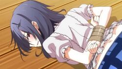 10s 1boy 1girl 2017 animated anus arms_behind_back ass assisted_exposure bdsm bent_over blood blue_hair blush bondage bouncing_breasts bound bound_wrists bra bra_pull breasts breasts_out butt_crack censored clothes_pull cum cum_in_pussy cumdrip defloration doggystyle female_focus grinding hair_ornament hairclip hetero ikoma_yui indoors large_breasts mosaic_censoring multiple_boys multiple_girls nipples no_bra no_panties open_clothes open_shirt orange_eyes pain panties panty_pull plaid_bra plaid_clothes plaid_skirt pumping pussy rape reverse_cowgirl_position screaming sex sex_from_behind shirt short_hair skirt sound straddling tagme tape tape_bondage tears thighhighs top-down_bottom-up toriko_no_(series) toriko_no_kusari underwear unwanted_creampie urushibata_takeshi vaginal video wooden_floor