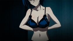 animated animated_gif bra breasts high_school_dxd large_breasts nipples tagme underwear undressing xenovia_quarta zooming_in