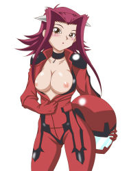 biker_clothes bikesuit blush bodysuit breasts highres izayoi_aki takappe undressing yu-gi-oh! yu-gi-oh!_5d&#039;s