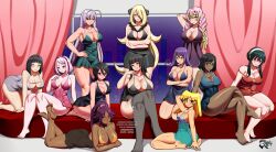 akashiya_moka avatar_legends blair_(soul_eater) bleach blonde_hair boruto:_naruto_next_generations breasts commission crossover cynthia_(pokemon) dark-skinned_female dark_skin dead_or_alive haruno_sakura hyuuga_hinata jadenkaiba kanroji_mitsuri kimetsu_no_yaiba korra kuchiki_rukia large_breasts lori_loud naruto_(series) nintendo nyotengu pink_hair pokemon pokemon_dppt purple_hair rosario+vampire shihouin_yoruichi soul_eater spy_x_family the_legend_of_korra the_loud_house yor_briar