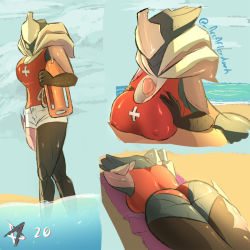 Rule 34 | ass, breasts, lifeguard, paizuri, saryn (warframe), warframe