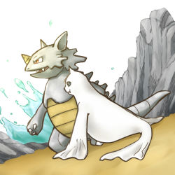 artist_request creatures_(company) dewgong game_freak gen_1_pokemon horns nintendo no_humans pokemon pokemon_(creature) rhydon single_horn water