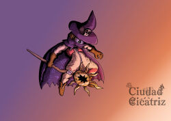 Rule 34 | digimon, digimon (creature), gloves, hat, highres, skull, wizard, wizard hat, wizarmon