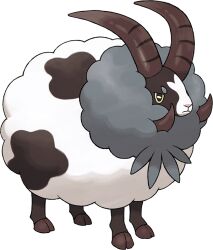 animal_focus artist_request closed_mouth dubwool full_body gen_8_pokemon horns nintendo no_humans official_art pokemon pokemon_(creature) pokemon_focus pokemon_swsh sheep solo third-party_source transparent_background