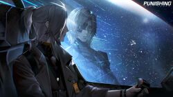 Rule 34 | 1boy, comet, official art, punishing: gray raven, reflection, shooting star, solo, solo focus, space, stars, twitter, watanabe: epitaph (pgr), watanabe: nightblade (pgr), watanabe (pgr)