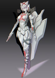 full_body mecha mecha_focus mecha_girl no.1_sentai_gozyuger purple_eyes queen_tegajune super_sentai