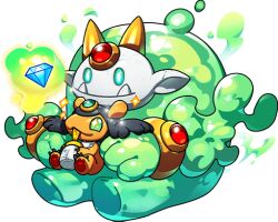 1other baby_bottle bottle chibikemo diamond_(gemstone) dragon dragon_village_(series) dragon_village_collection eshu_(dragon_village) furry game_cg green_eyes hood hood_up lowres monster official_art sitting sitting_on_lap sitting_on_person sparkling_eyes third-party_source transparent_background