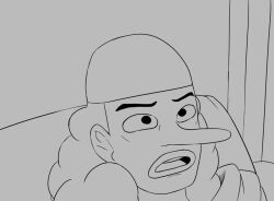 1boy 1girl animated anythinggoes bare_shoulders breasts bulge clothes_lift cum cum_in_mouth deepthroat fellatio floating ghostbusters hetero large_breasts large_penis long_hair long_nose looking_at_another monochrome nipples one_piece oral panties penis perona simple_background sleep_molestation smile tagme twintails uncensored underwear usopp very_long_hair video x-ray