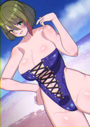 Rule 34 | 1girl, breasts, dead or alive, dead or alive xtreme, dead or alive xtreme venus vacation, highres, large breasts, solo, swimsuit, tamaki (doa)