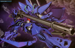 Rule 34 | absurdres, gundam, hambrabi, highres, io takuya, mecha, no humans, official art, robot, space, zeta gundam