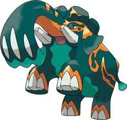 Rule 34 | animal focus, artist request, copperajah, full body, gen 8 pokemon, nintendo, no humans, official art, open mouth, pokemon, pokemon (creature), pokemon focus, pokemon swsh, rearing, solo, third-party source, transparent background, tusks