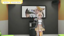 3d animal_ears animated coyote_(kemono_friends) wolf_ears wolf_tail kemono_friends kemono_friends_v_project tail video virtual_youtuber