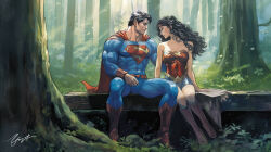 amazon_warrior clark_kent dc_comics diana_prince superman superman_(series) wonder_woman wonder_woman_(series)