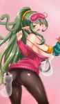 1boy 1girl animated ass bouncing_breasts breasts clothes_pull disembodied_hand disembodied_tongue embarrassed from_behind gorgon_(project_qt) grabbing_another&#039;s_ass grabbing_another&#039;s_breast green_hair groping hand_on_ass hand_puppet huge_breasts hybrid_animation jacket long_hair looking_back molestation monster_girl one-piece_swimsuit_pull open_mouth pantyhose pointy_ears ponytail project_qt puppet red_eyes sleep_mask snake snake_hair swimsuit tagme video