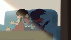 Rule 34 | ai (digimon), digimon, digimon (creature), digimon tamers, impmon, ribbon, twintails