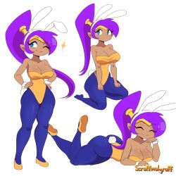 1girl bad_tag female female_focus scruffmuhgruff shantae solo