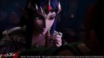 1boy 1girl 3d age_difference animated crown cum cum_in_mouth ejaculation erection fellatio goron handjob hetero hylian_shield licking_lips link mask nintendo oral penis pockyin pointy_ears precum princess_hilda purple_hair red_eyes shield shota small_penis sound tagme the_legend_of_zelda tongue tongue_out uncensored video young_link