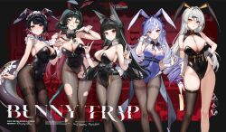 Rule 34 | 5girls, ahoge, animal ear fluff, animal ears, black hair, black leotard, black nails, black thighhighs, blunt bangs, bow, breasts, bunny day, colored inner hair, detached collar, ellen joe, fake animal ears, fins, fish tail, fox ears, fox girl, frills, green eyes, hair ornament, highleg, highleg leotard, hoshimi miyabi, jane doe (zenless zone zero), large breasts, leotard, long hair, maid headdress, mole, mole under eye, mouse ears, mouse girl, mouse tail, multicolored hair, multiple girls, pantyhose, playboy bunny, pointy ears, purple hair, rabbit ears, rabbit tail, red eyes, red hair, shark girl, shark tail, short hair, single thighhigh, smilesmile1312, strapless, strapless leotard, streaked hair, tail, thighhighs, torn clothes, torn pantyhose, vivian banshee, white hair, wrist cuffs, yellow eyes, yixuan (zenless zone zero), zenless zone zero